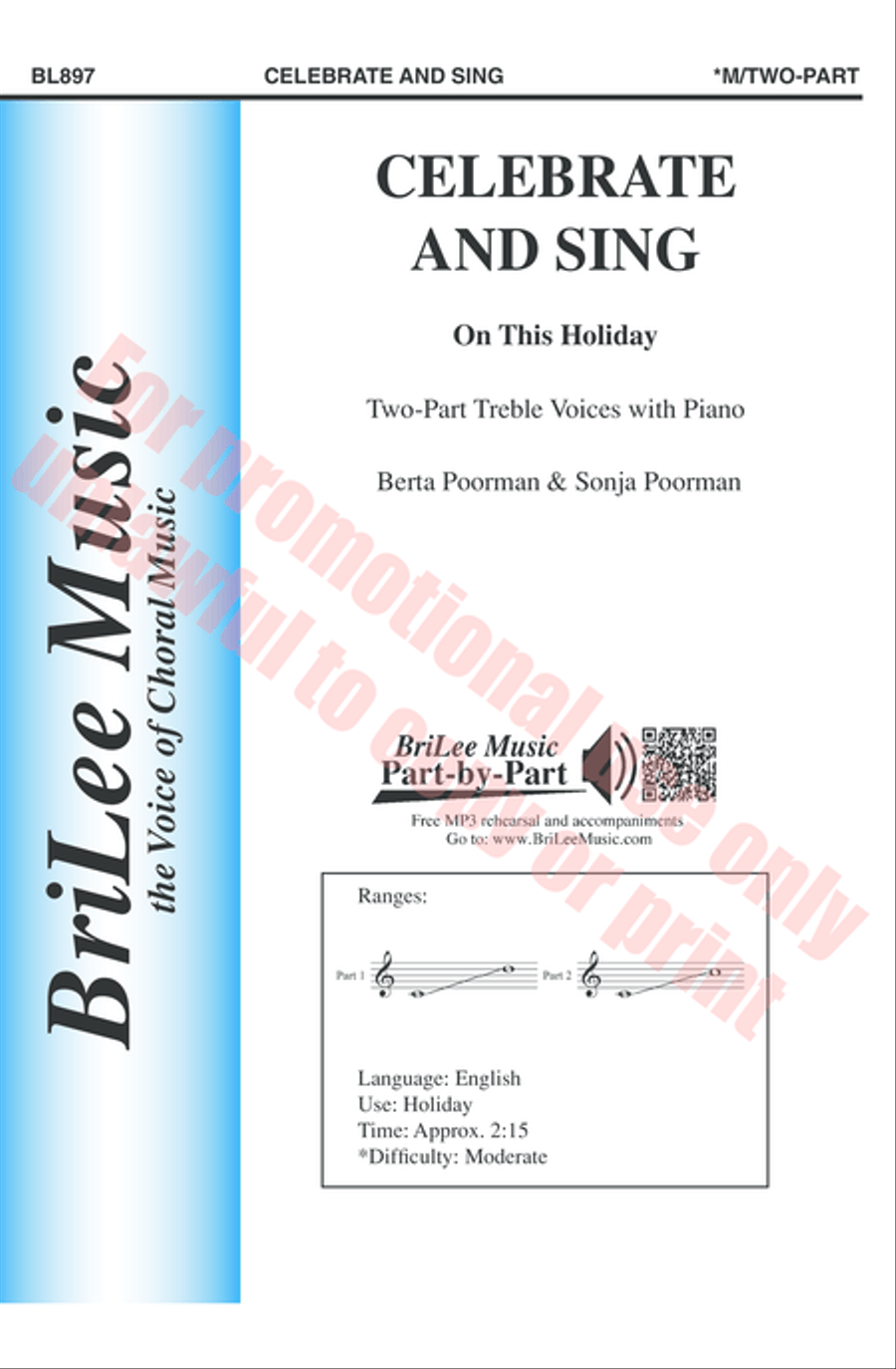Celebrate and Sing Celebrate and Sing 2-Part scores gallery preview page 2