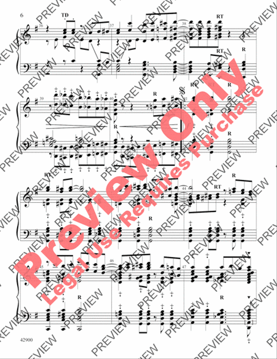 Jingle Bell Samba Handbell Choir scores gallery preview page 6
