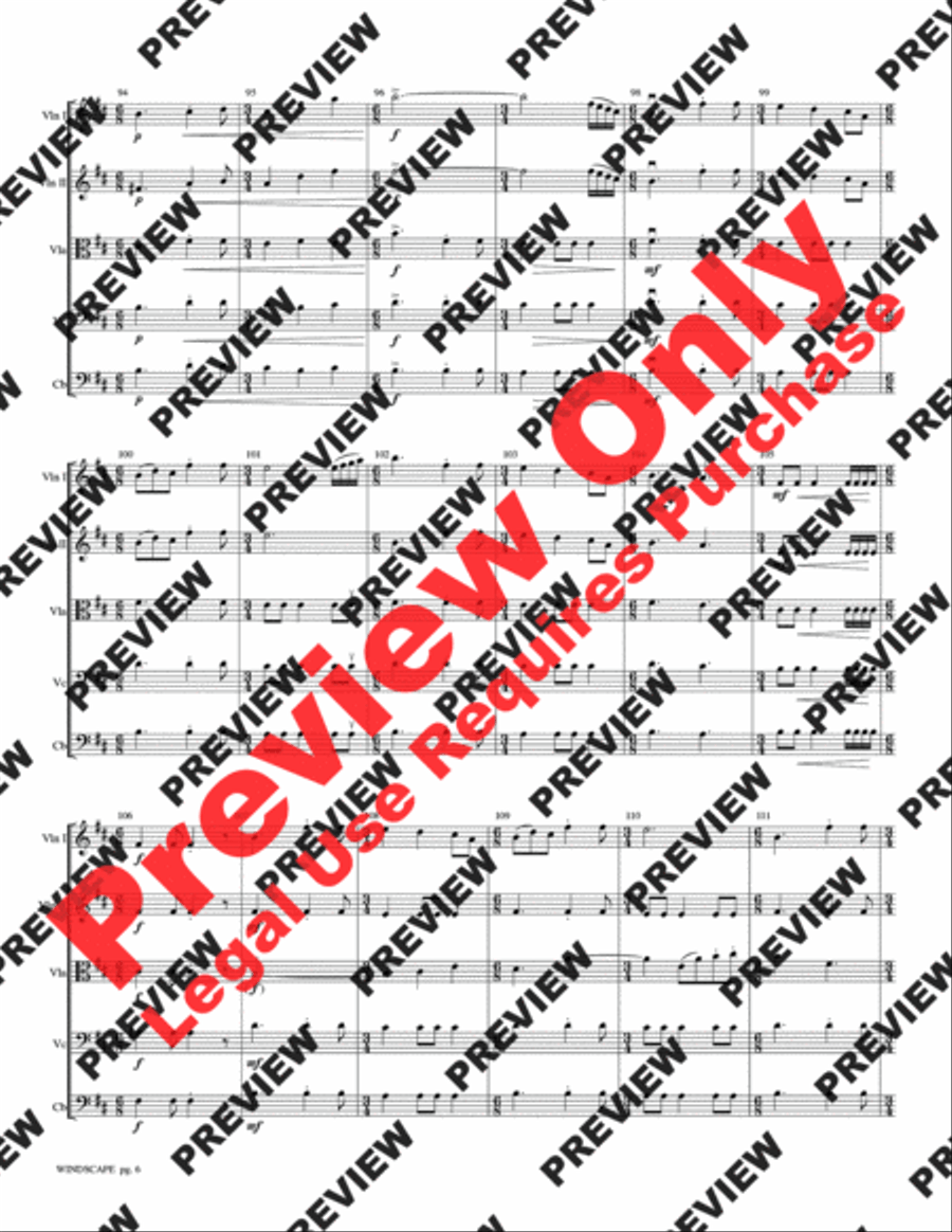 Windscape String Orchestra scores gallery preview page 9