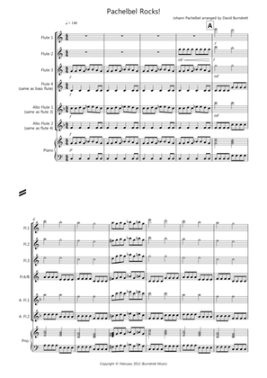 Pachelbel Rocks! for Flute Quartet