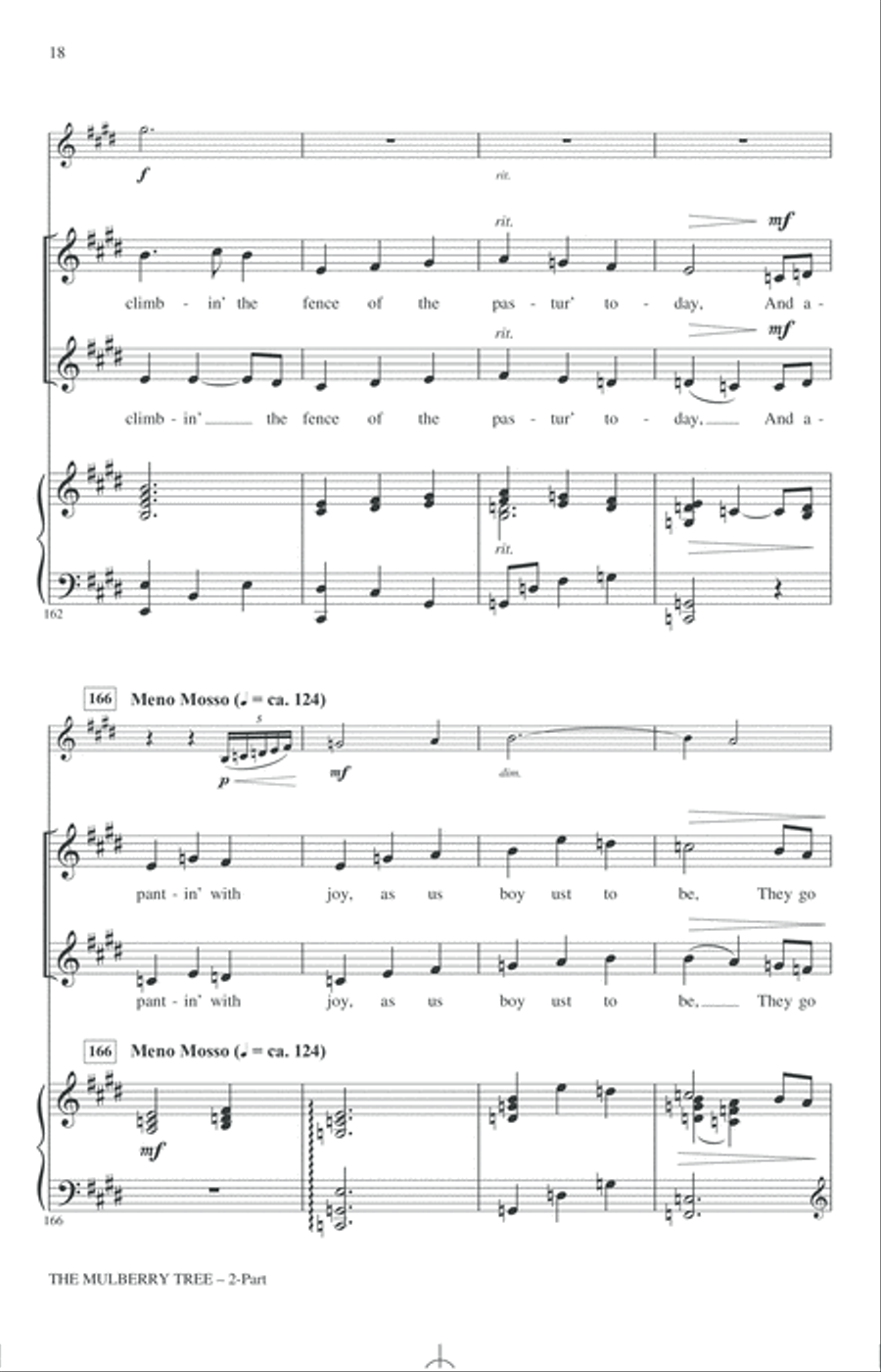 The Mulberry Tree 2-Part scores gallery preview page 16