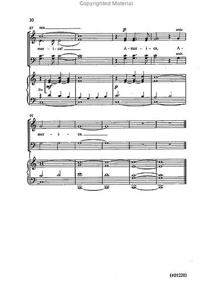 America, the Beautiful - SATB image number null