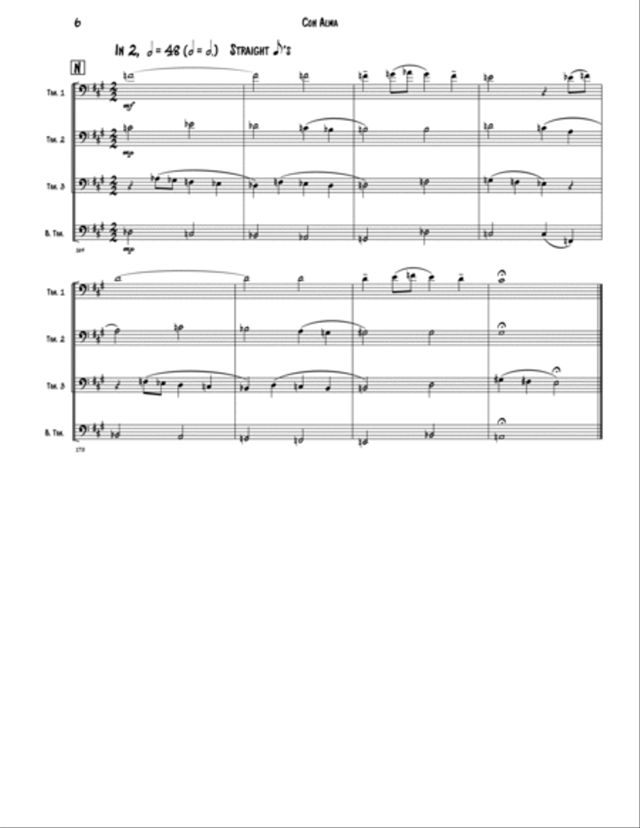 Con Alma Brass Quartet scores gallery preview page 6
