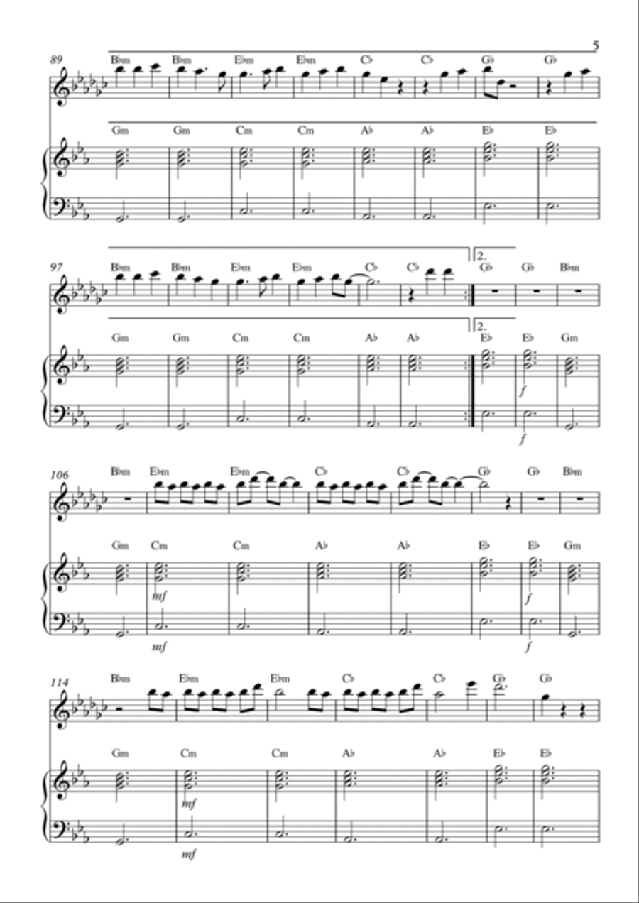 Traitor A Clarinet scores gallery preview page 5
