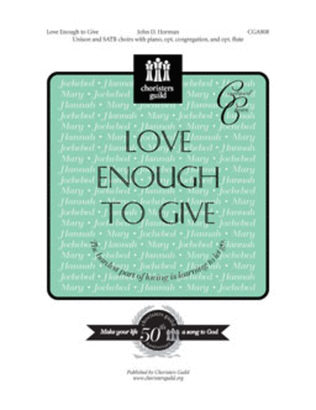 Book cover for Love Enough to Give