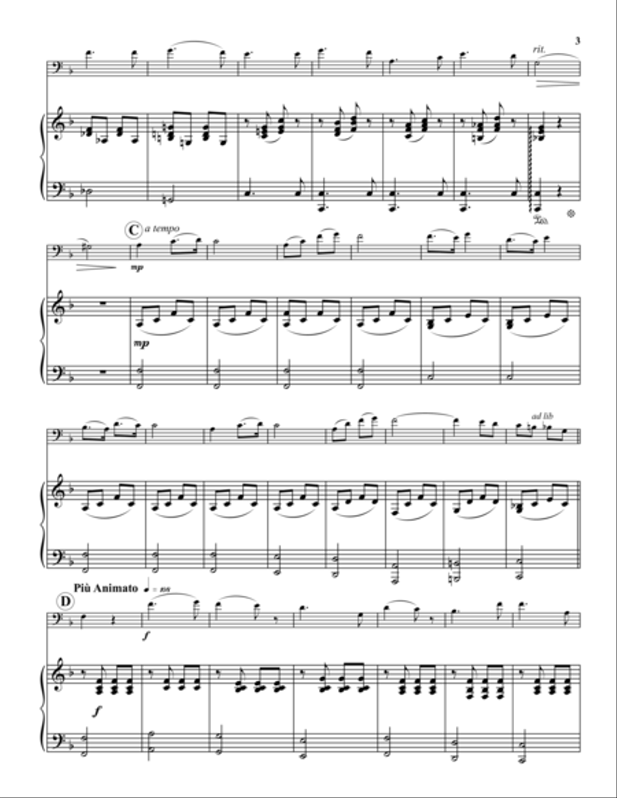 A Mes Yeux Enchantes Euphonium scores gallery preview page 3