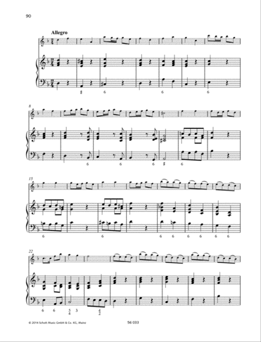 Sonata D minor, Op. 2 No. 2 Alto Recorder scores gallery preview page 3