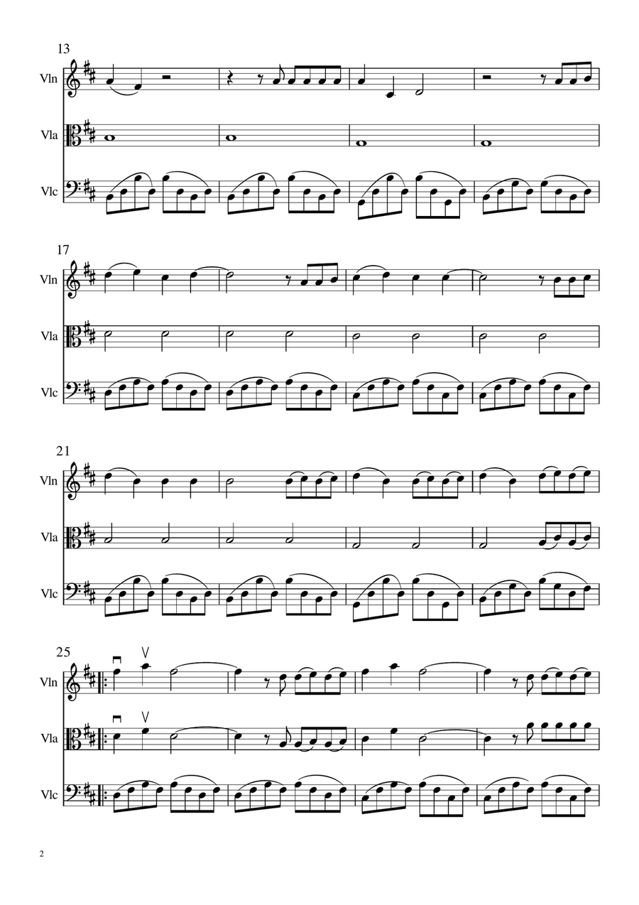 Secrets Secrets String Trio scores gallery preview page 2