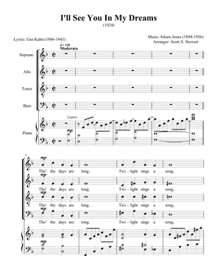 I'll See You In My Dreams (SATB)