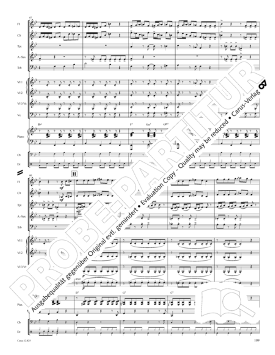 Circus Allegro Circus Allegro Choir scores gallery preview page 110