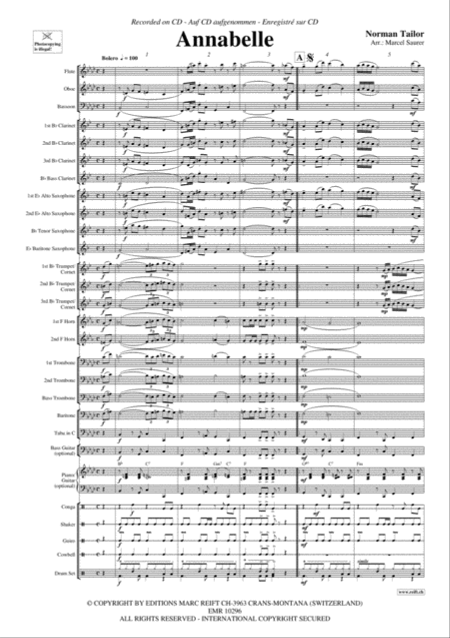 Annabelle Concert Band scores gallery preview page 4