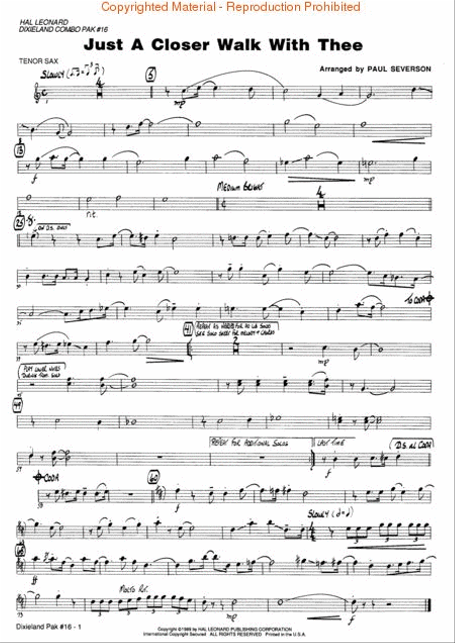 Dixieland Combo Pak #16 Jazz Ensemble scores gallery preview page 3