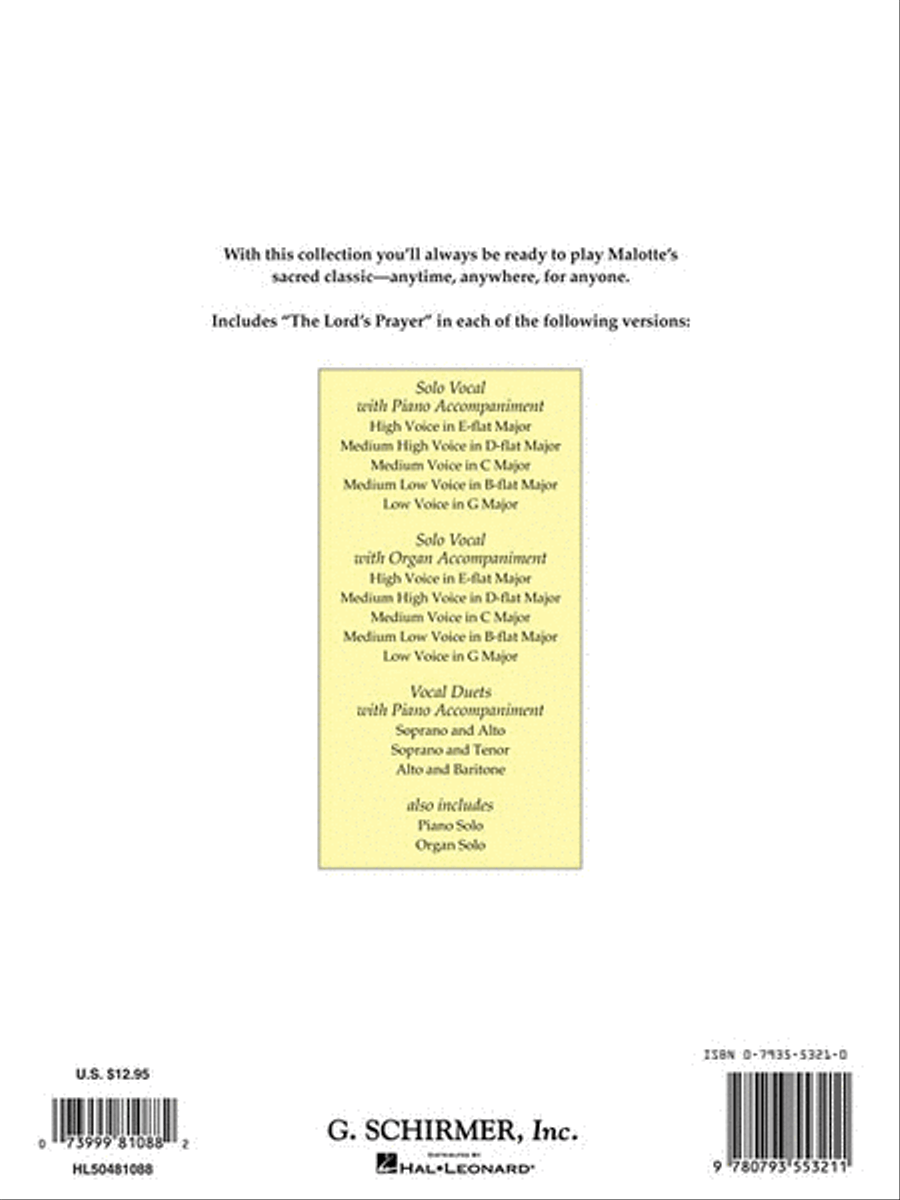The Complete Lord's Prayer for Every Busy Accompanist Voice Solo scores gallery preview page 2