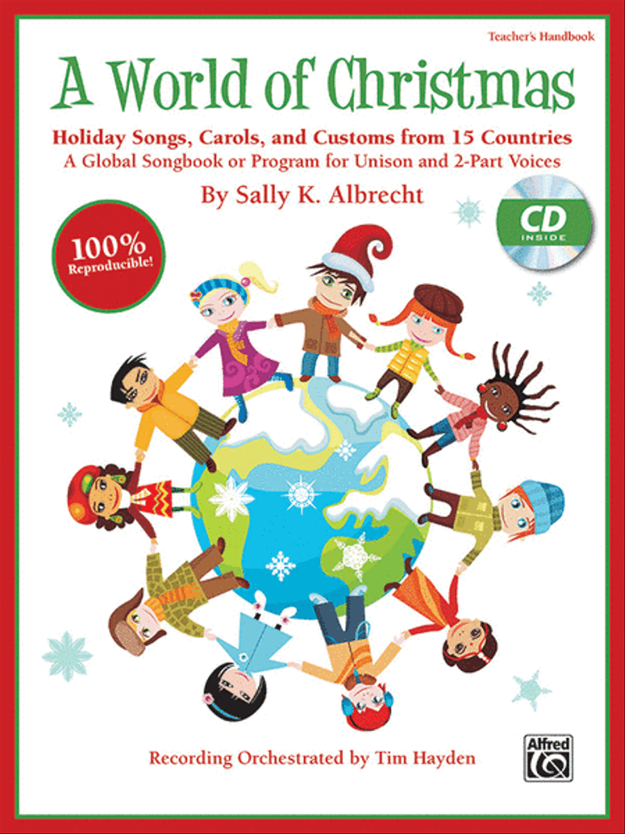A World of Christmas -- Holiday Songs, Carols, and Customs from 15 Countries Voice scores gallery preview page 1