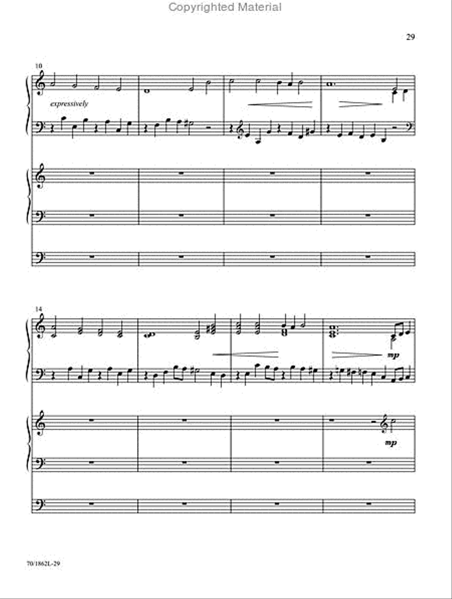 From Grave to Glory Organ scores gallery preview page 10