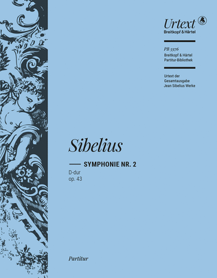 Book cover for Symphony No. 2 in D major Op. 43