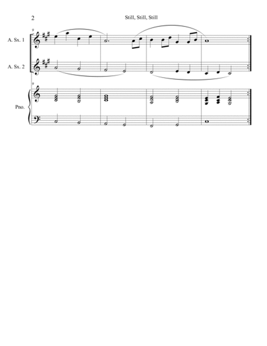 Still, Still, Still (Alto Sax Duet) with optional piano accompaniment image number null