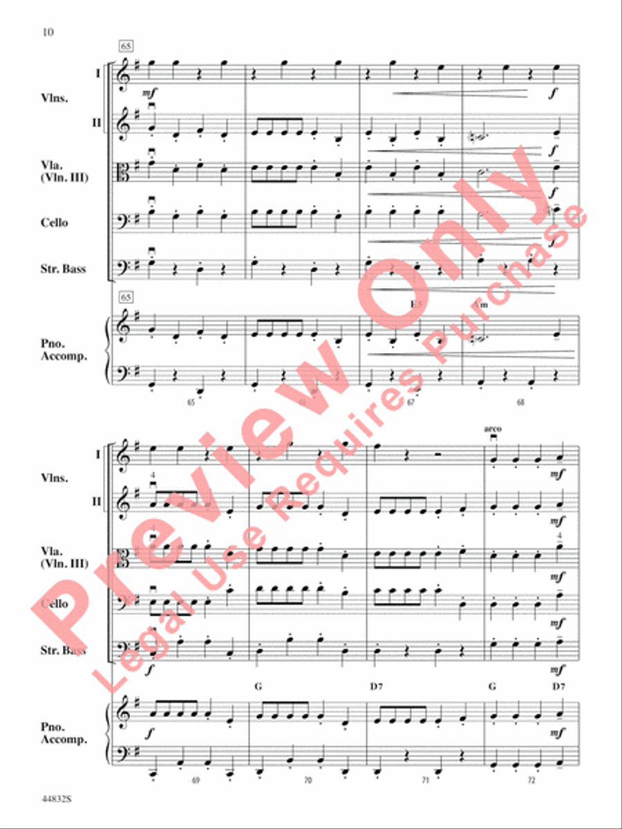 Bella Bocca Polka String Orchestra scores gallery preview page 11