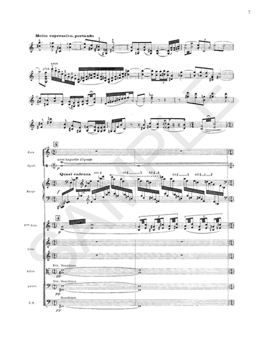 Tzigane (original version with new solo violin edition)