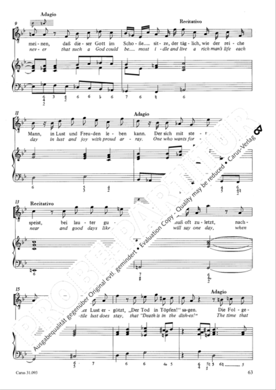 All those who seek God's sov'reign guidance (Wer nur den lieben Gott lasst walten) 4-Part scores gallery preview page 64