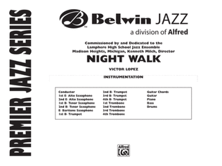 Book cover for Night Walk: Score