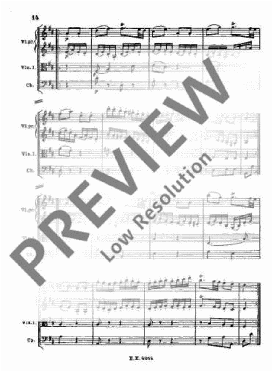 Serenade No. 6 D major Chamber Orchestra scores gallery preview page 19