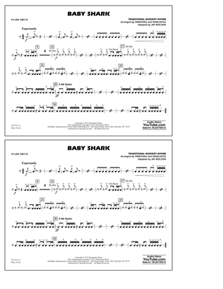 Baby Shark (arr. Jay Bocook) - Snare Drum