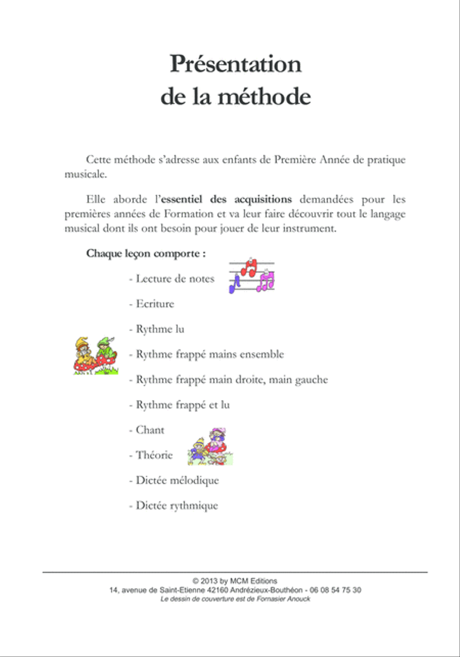 La Formation Musicale Tout Simplement Volume 1 School and Community scores gallery preview page 2