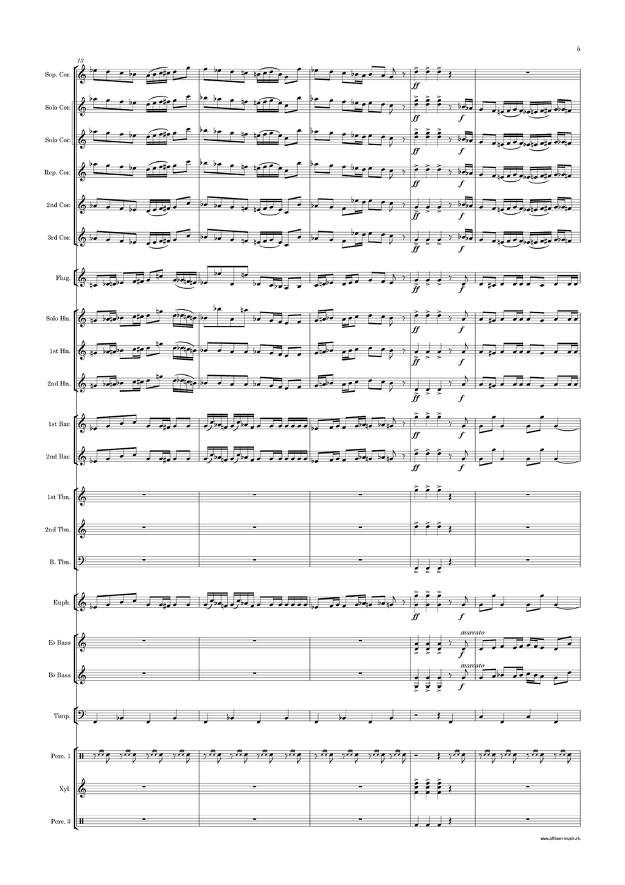 Skylla & Charybdis Brass Band scores gallery preview page 6