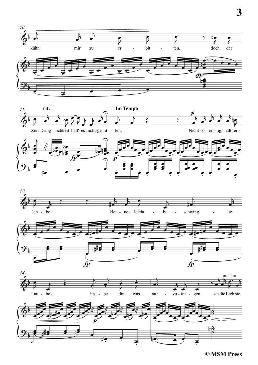 Schumann-Aufträge,in F Major,Op.77,No.5,for Voice and Piano Piano, Vocal scores gallery preview page 5