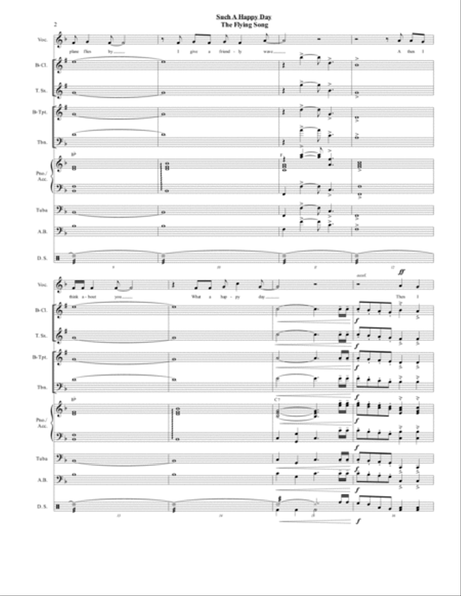 So Ein Schoener Tag Large Ensemble scores gallery preview page 3