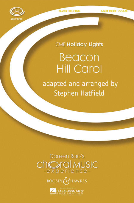 Beacon Hill Carol - 3 Part Treble A Cappella