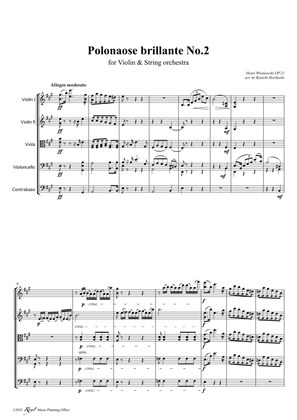 Polonaose brillante No.2 for Violin & String orchestra