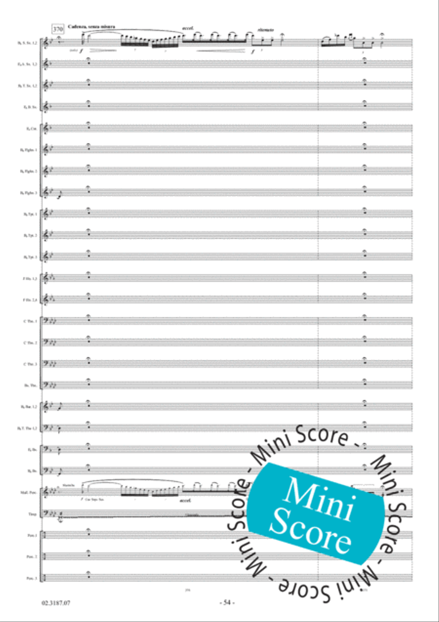 Fleodrodum Fanfare Band scores gallery preview page 60