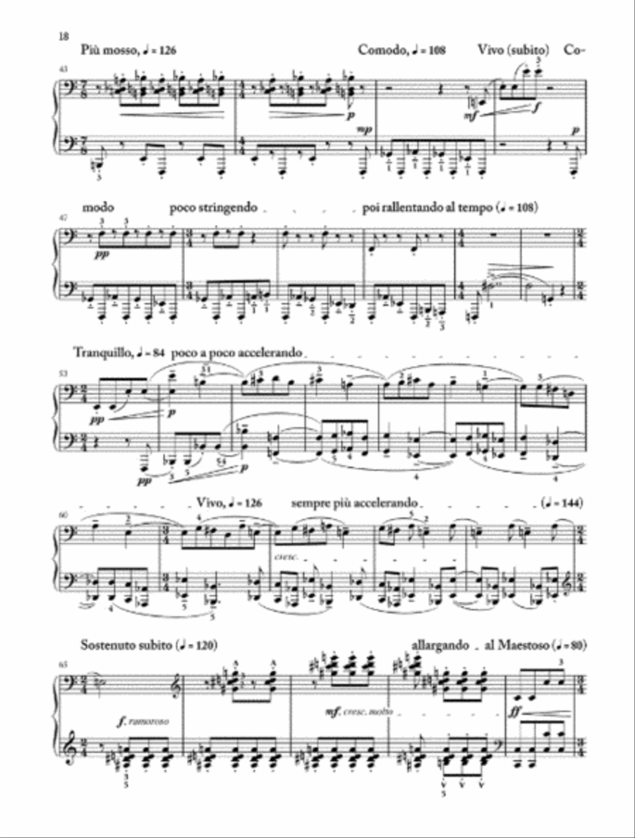 Improvisations on Hungarian Peasant Songs, Op. 20 Piano Solo scores gallery preview page 5