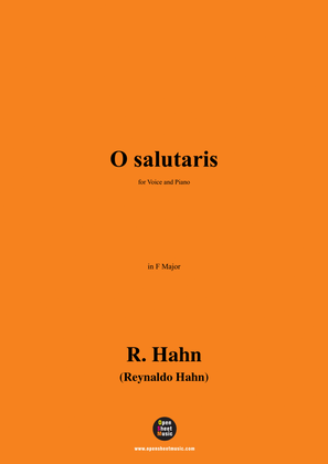 R. Hahn-O salutaris,in F Major