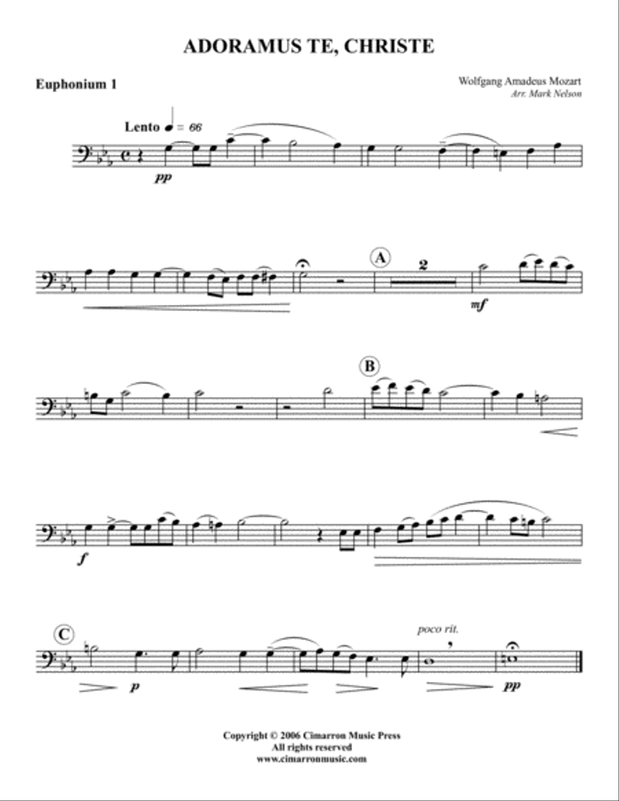Adoramus te, Christe Adoramus te, Christe EETT scores gallery preview page 2