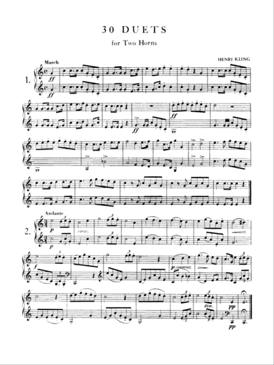 Thirty Duets Thirty Duets Brass Duet scores gallery preview page 3
