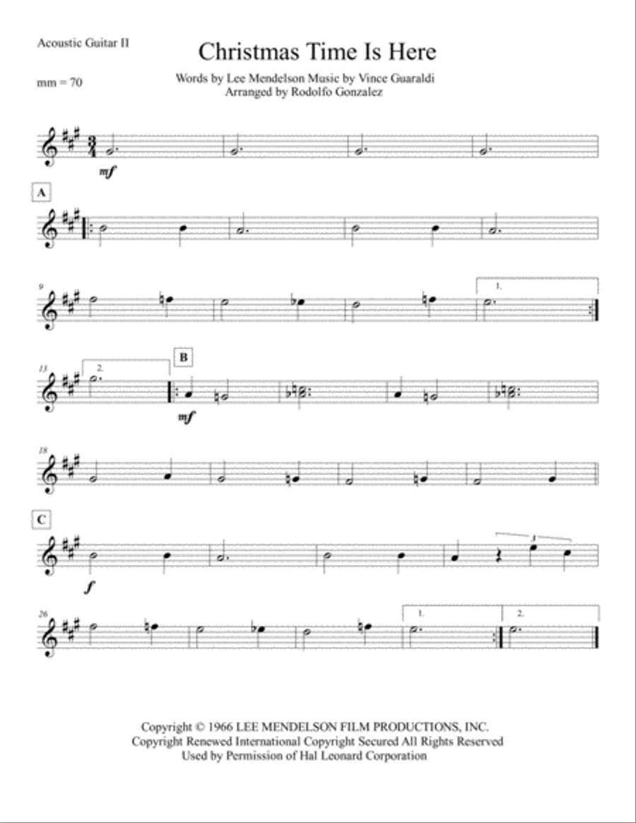 Christmas Time Is Here Small Ensemble scores gallery preview page 4