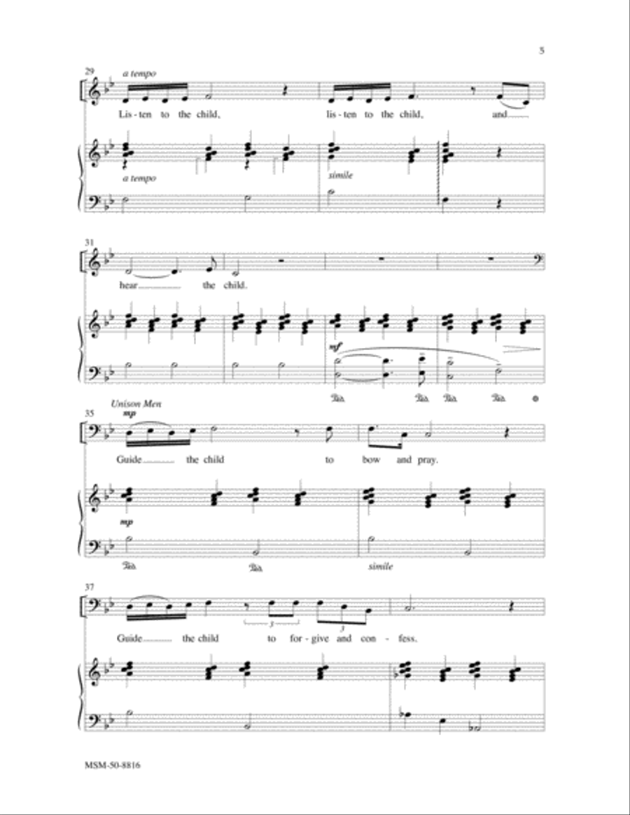 The Child 4-Part scores gallery preview page 4