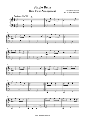 Jingle Bells - Easy Piano Arrangement