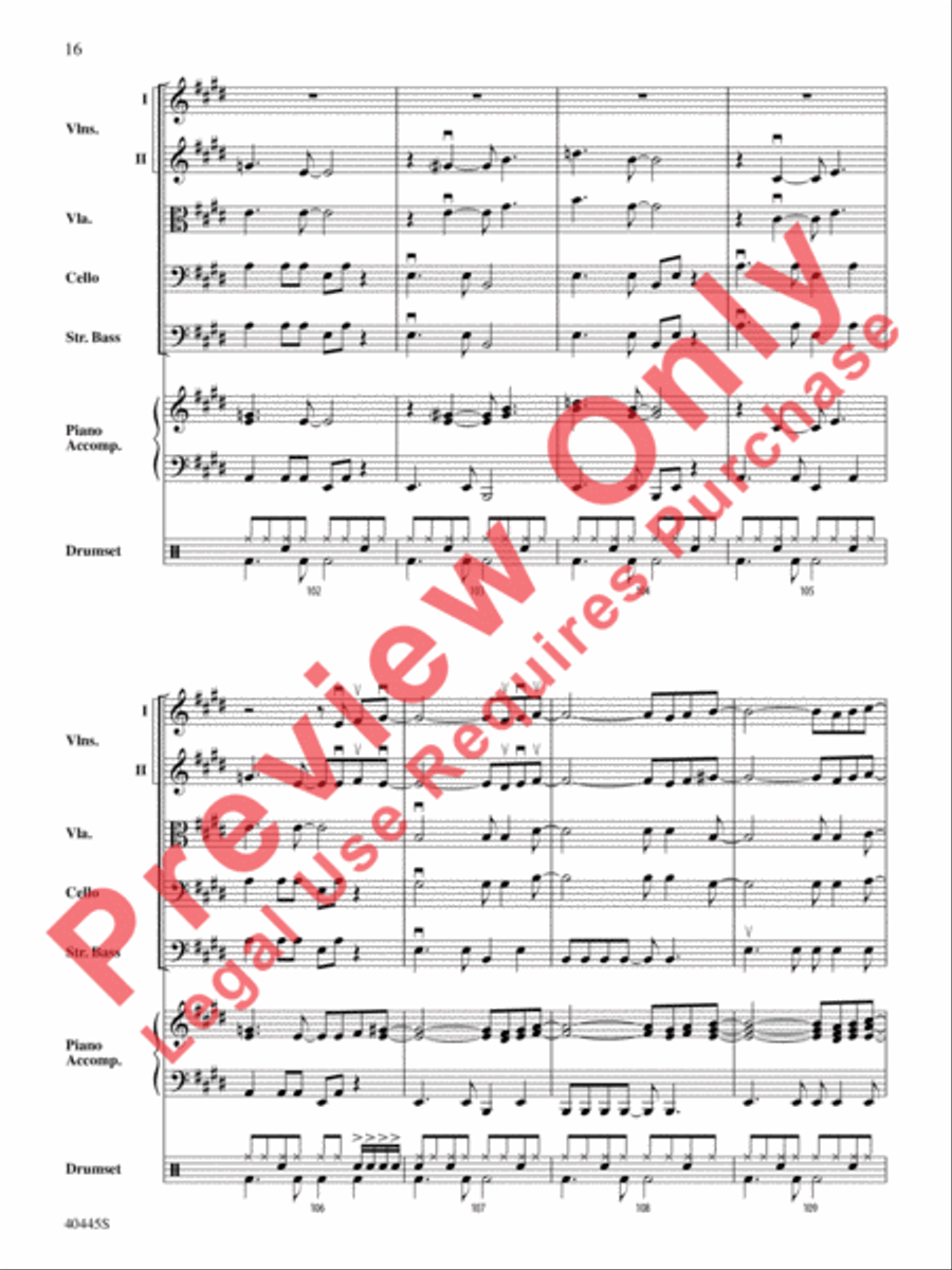 The Rolling Stones on Tour String Orchestra scores gallery preview page 17