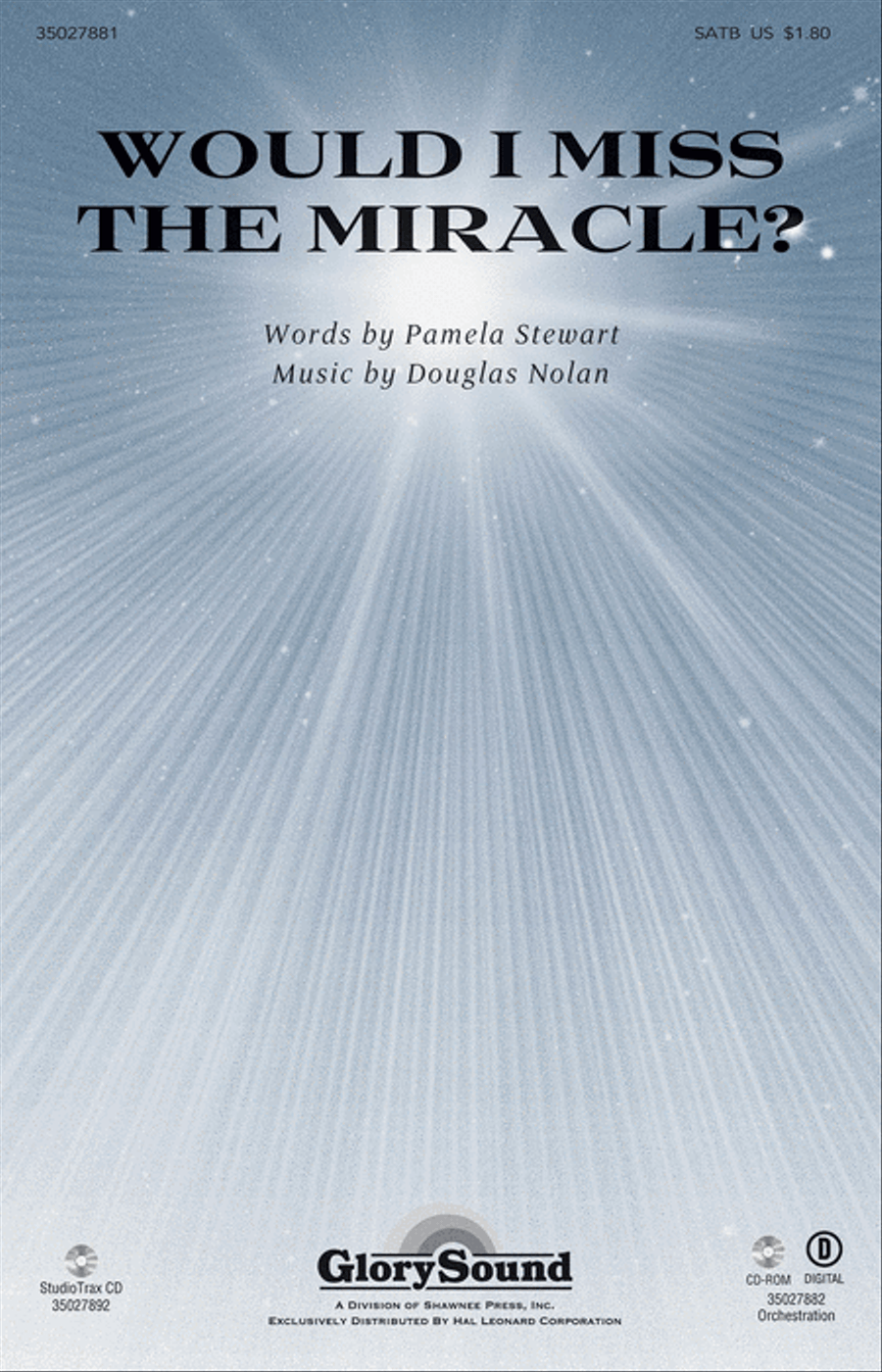 Would I Miss the Miracle? 4-Part scores gallery preview page 1