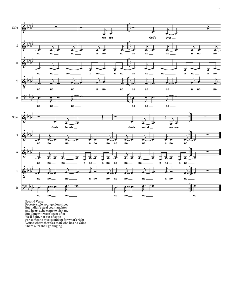 Hands Hands 4-Part scores gallery preview page 6