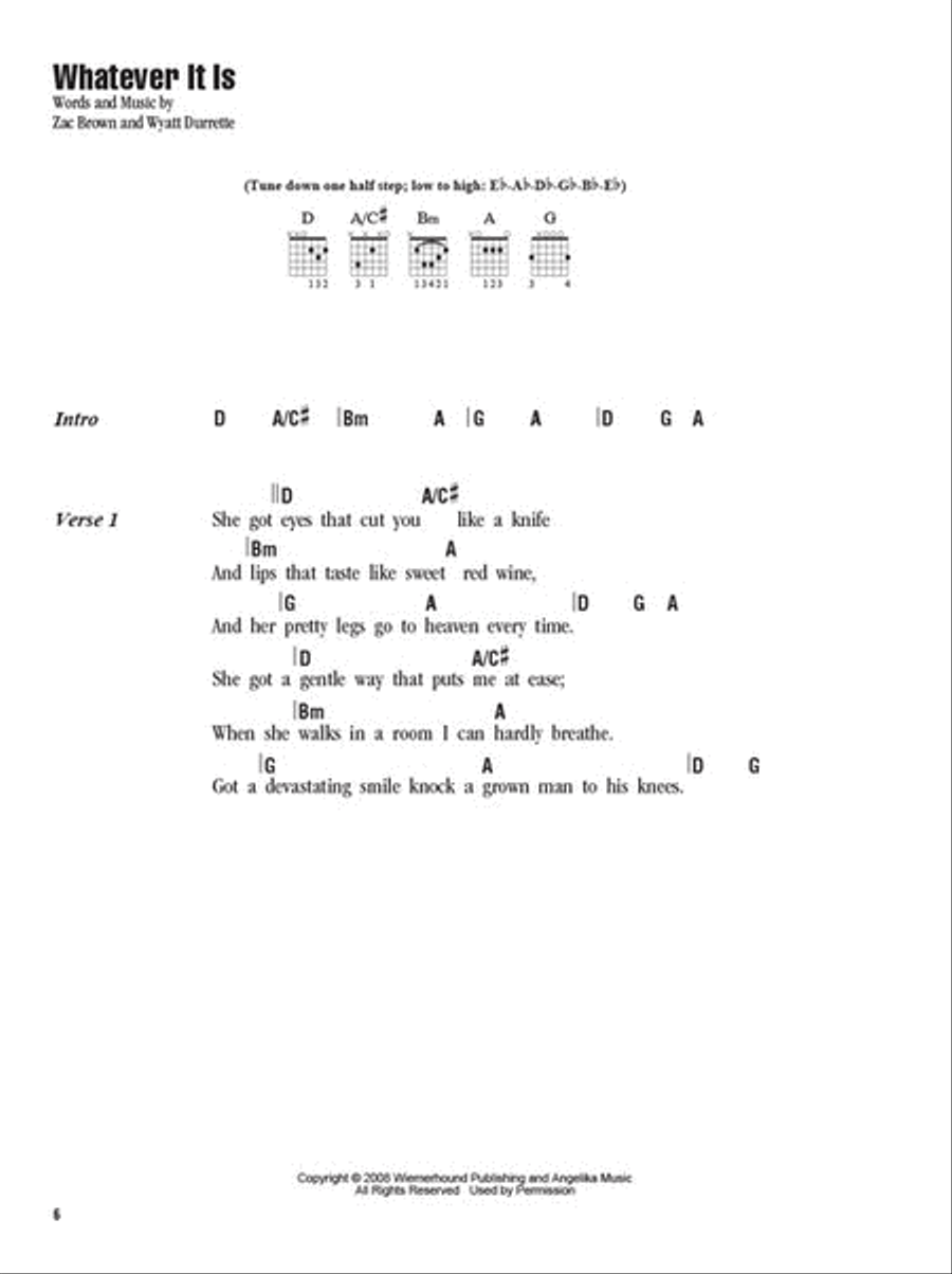 Zac Brown Band – Strum & Sing Electric Guitar scores gallery preview page 4