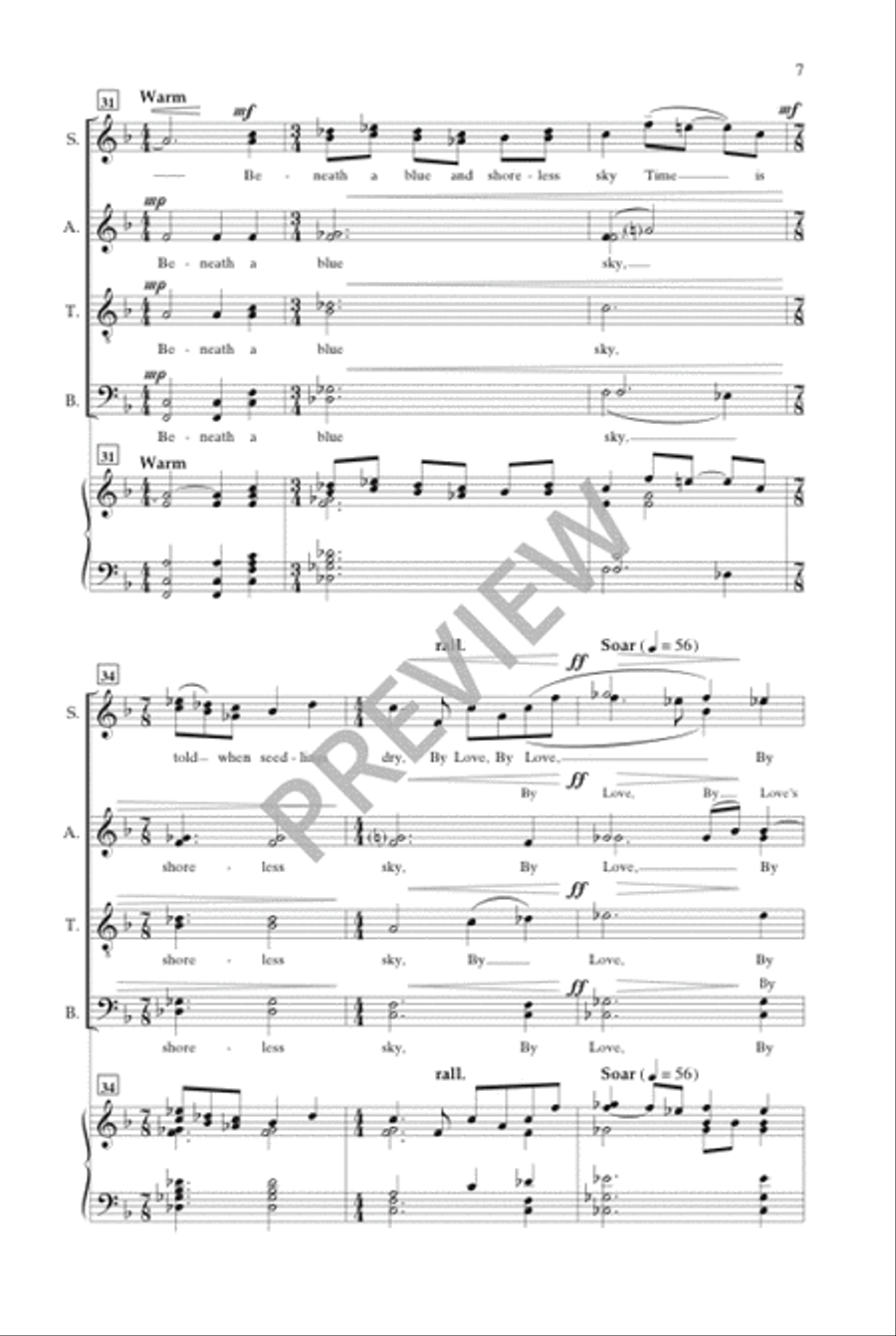 Across the Fields Divisi scores gallery preview page 8