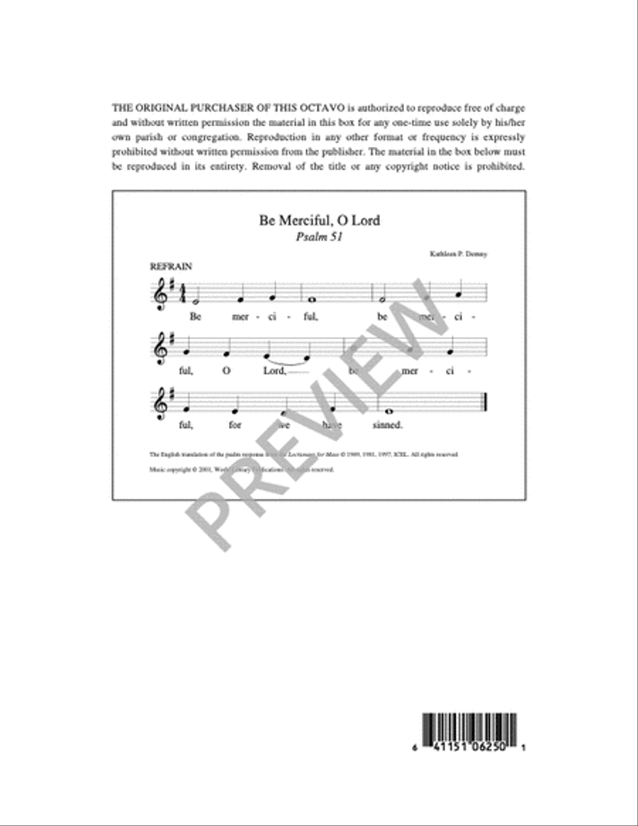 Be Merciful O Lord Be Merciful O Lord 4-Part scores gallery preview page 12