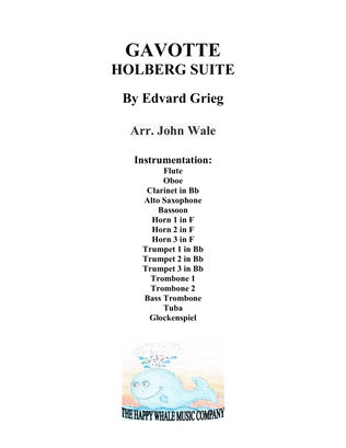 Gavotte: Holberg Suite