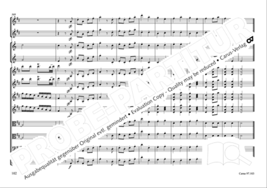 Concertone in D major Horn scores gallery preview page 103