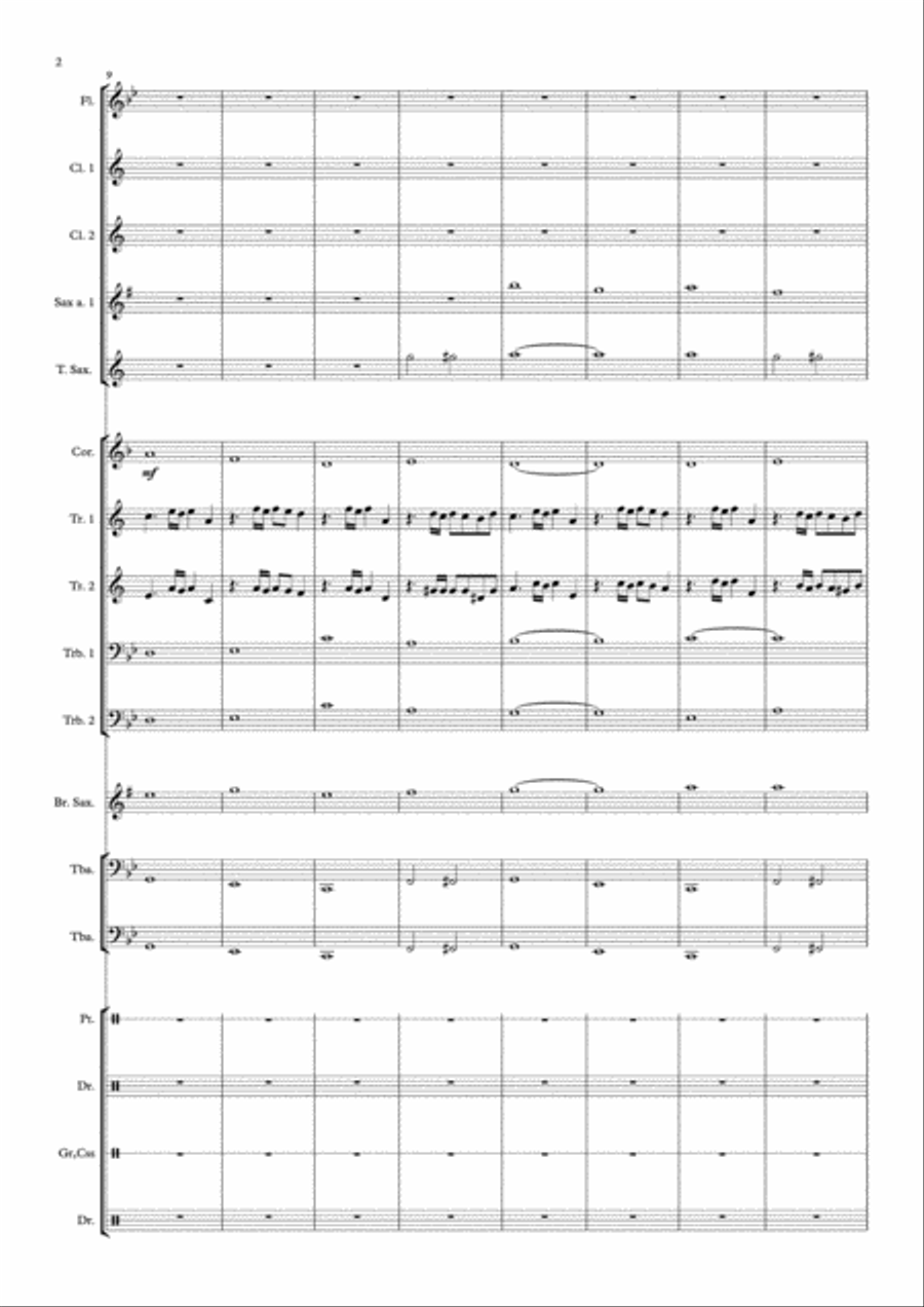 Final Countdown Concert Band scores gallery preview page 4